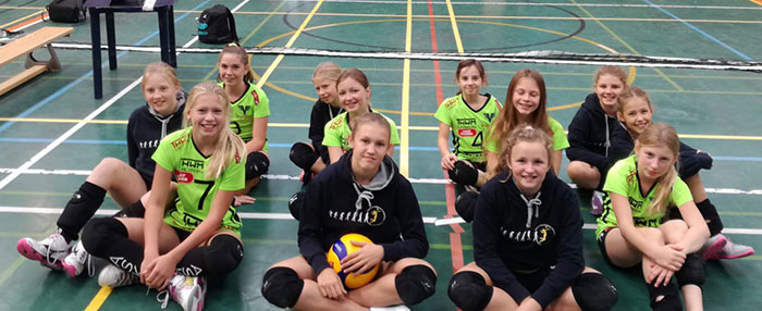 U14 Teams des ASKÖ Volksbank Purgstall nach ihrem ersten Turnier in der Saison