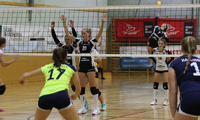 Am Service Diagonal-Angreiferin Verena Wenighofer.